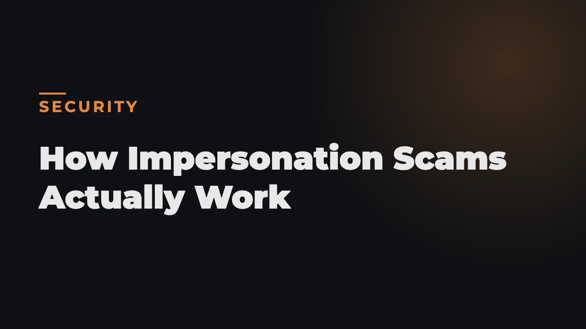 How Business Impersonation Scams Actually Work